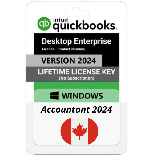 QBKS Enterprise ACCOUNTANT CANADA 2024  lifetime license For windows ( no payroll )